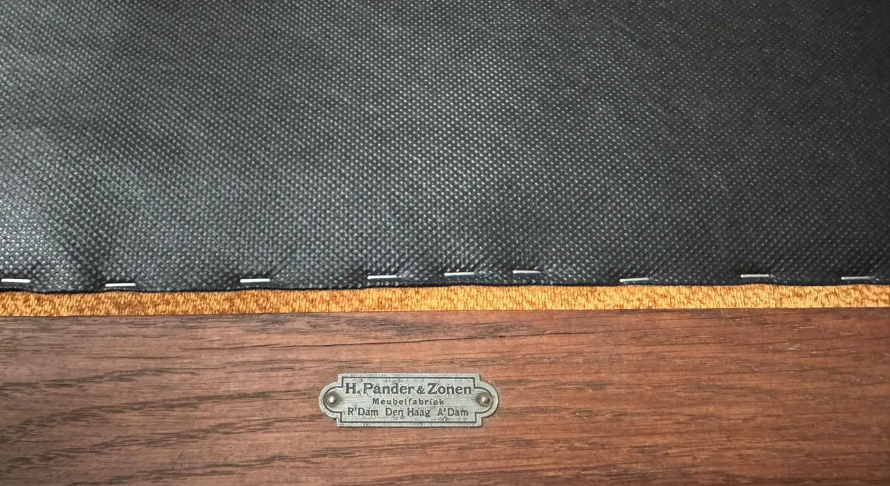 Four Art Deco Modernist Dining Room Chairs by Hendrik Wouda for Pander, 1924